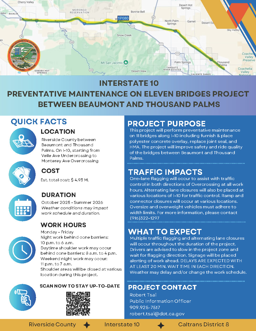 Current and Upcoming Road and Lane Closures | Engage Palm Springs